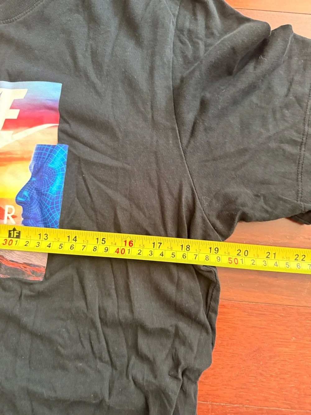 Y2K Nike Air Festival Photo Unisex T-Shirt Air Futura Sci-Fi Art Size Large